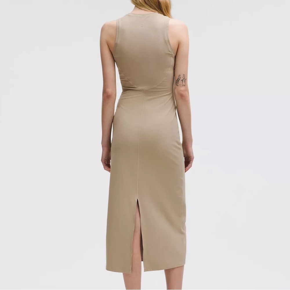 NWT Lululemon All Aligned Ribbed MIDI Dress - Picture 2 of 2
